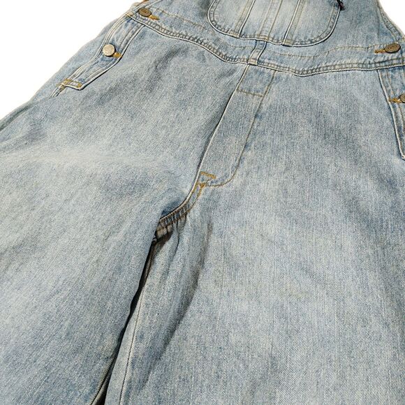 Polo Jeans Co Ralph Lauren Womens Y2K Carpenter Denim Overalls Size S Suspender - Picture 11 of 12